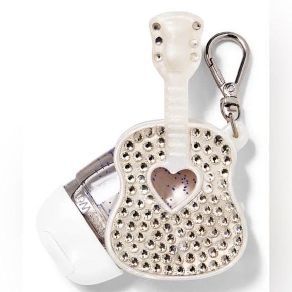 Other - Guitar Sparkle Bath & Body pocketbac hand sanitizer holder♥️